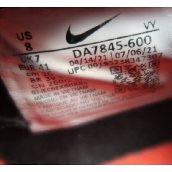Nike Shoes Mens 8 Athletic Trainers Zoom Freak 3 Team Bright Crimson Basketball - Picture 16 of 16